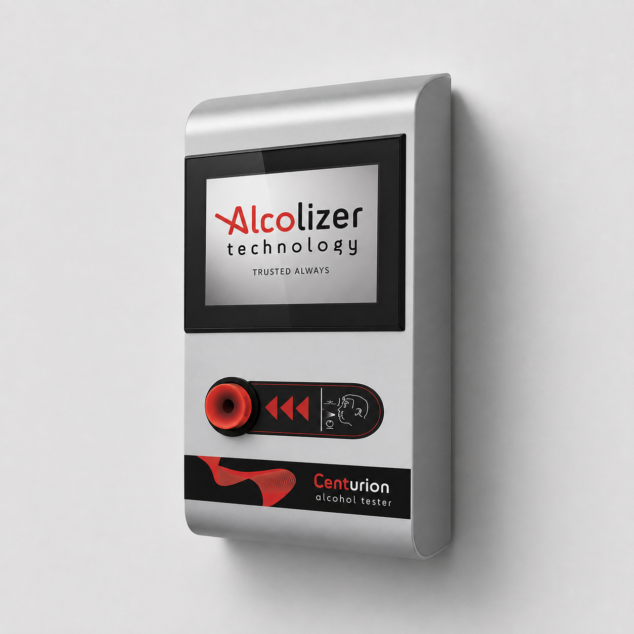Alcolizer wall-mounted workplace breathalyser